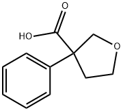 3-苯基四氢呋喃-3-羧酸 结构式