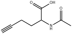 5-Hexynoic acid, 2-(acetylamino)- 结构式