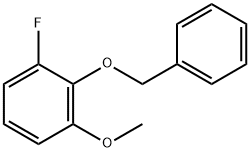 Benzene, 1-fluoro-3-methoxy-2-(phenylmethoxy)- 结构式