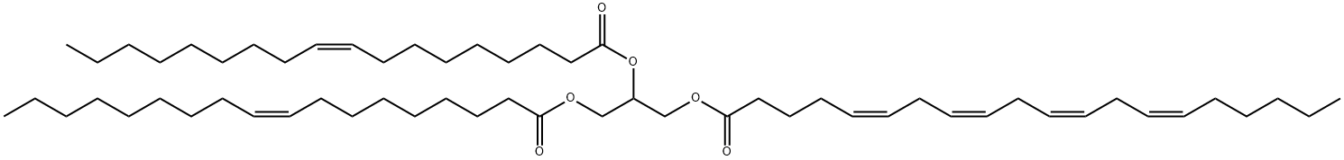 1,2-Dioleoyl-3-Arachidonoyl-rac-glycerol 结构式