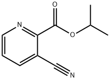 Isopropyl 3-cyano-2-pyridinecarboxylate 结构式