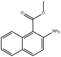 2-氨基-1-萘甲酸甲酯 结构式