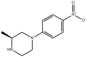 (3S)-3-Methyl-1-(4-nitrophenyl)piperazine 结构式