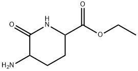 2-Piperidinecarboxylic acid, 5-amino-6-oxo-, ethyl ester 结构式