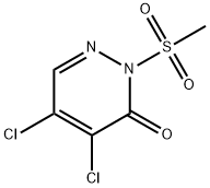 4,5-二氯-2-(4-氯琥珀酰)-3(2H)-哒嗪 结构式