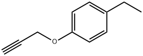 Benzene, 1-ethyl-4-(2-propyn-1-yloxy)- 结构式