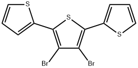 2,2':5',2''-Terthiophene, 3',4'-dibromo- 结构式