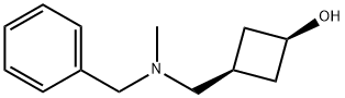 Cyclobutanol, 3-[[methyl(phenylmethyl)amino]methyl]-, cis- 结构式