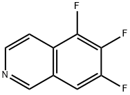 5,6,7-trifluoroisoquinoline 结构式