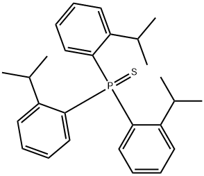tris(o-isopropylphenyl)phosphine sulfide 结构式