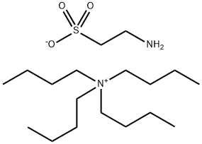 1-Butanaminium, N,N,N-tributyl-, 2-aminoethanesulfonate (1:1) 结构式