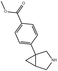 methyl 4-(3-azabicyclo[3.1.0]hexan-1-yl)benzoate 结构式