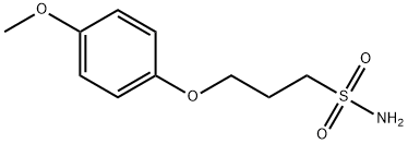 3-(4-methoxyphenoxy)propane-1-sulfonamide 结构式