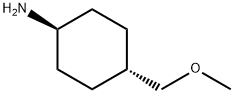 反式-4-(甲氧基甲基)环己胺 结构式