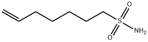 6-Heptene-1-sulfonamide 结构式