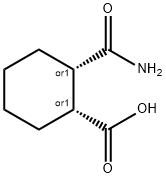 REL-(1R,2S)-2-氨甲酰环己烷-1-羧酸 结构式