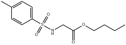 甲苯磺酰甘氨酸丁酯 结构式