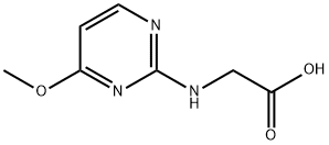 2-((4-甲氧基嘧啶-2-基)氨基)乙酸 结构式