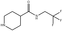 4-Piperidinecarboxamide, N-(2,2,2-trifluoroethyl)- 结构式