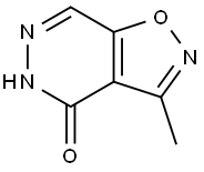 Isoxazolo[4,5-d]pyridazin-4(5H)-one, 3-methyl- 结构式