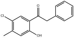 1-(5-Chloro-2-hydroxy-4-methylphenyl)-2-phenylethanone 结构式