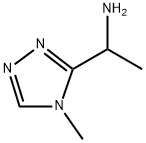 1-(4-甲基-4H-1,2,4-三唑-3-基)乙烷-1-胺 结构式