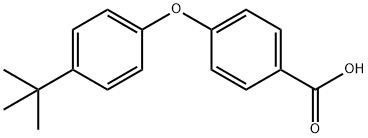 Benzoic acid, 4-[4-(1,1-dimethylethyl)phenoxy]- 结构式