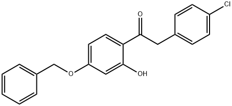 JR-7005, 1-(4-(Benzyloxy)-2-hydroxyphenyl)-2-(4-chlorophenyl)ethanone, 97% 结构式