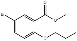 Methyl 5-bromo-2-propoxybenzoate 结构式