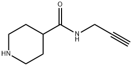 4-Piperidinecarboxamide, N-2-propyn-1-yl- 结构式