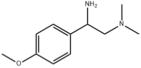 2-氨基-2-(4-甲氧苯基)乙基]二甲基胺 结构式