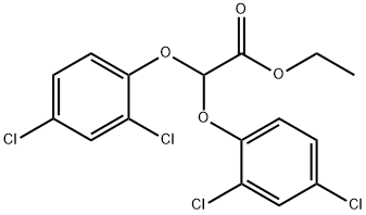 Ethyl 2,2-bis(2,4-dichlorophenoxy)acetate 结构式