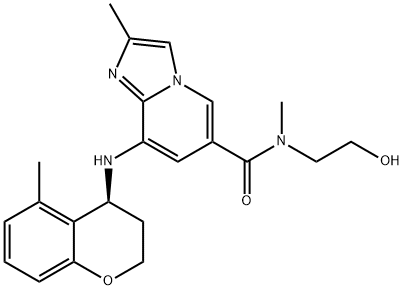 化合物(S)-PF-03716556 结构式