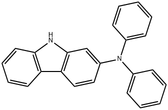 9H-Carbazol-2-amine, N,N-diphenyl- 结构式