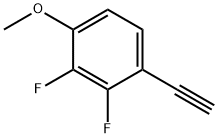 Benzene, 1-ethynyl-2,3-difluoro-4-methoxy- 结构式