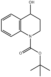 4-羟基-3,4-二氢喹啉-1(2H)-羧酸叔丁酯 结构式