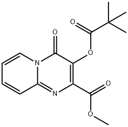 Methyl 3-[(pivaloyl)oxy]-4-oxo-4H-pyrido[1,2-a]pyrimidine-2-carboxylate 结构式