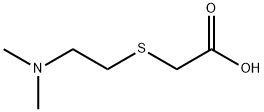 2-((2-(二甲氨基)乙基)硫代)乙酸 结构式