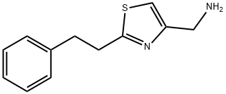 2-(2-phenylethyl)-1,3-thiazol-4-yl]methanamine 结构式