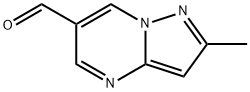 2-甲基吡唑并[1,5-A]嘧啶-6-甲醛 结构式