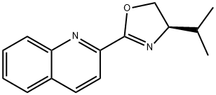 (R)-4-Isopropyl-2-(quinolin-2-yl)-4,5-dihydrooxazole 结构式