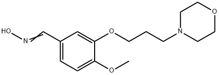 Benzaldehyde, 4-methoxy-3-[3-(4-morpholinyl)propoxy]-, oxime 结构式