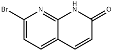 7-溴-1,8-萘啶-2(1H)-酮 结构式