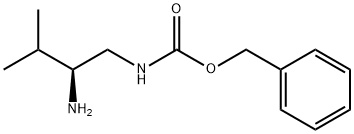 (S)-benzyl (2-amino-3-methylbutyl)carbamate 结构式