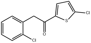 Ethanone, 2-(2-chlorophenyl)-1-(5-chloro-2-thienyl)- 结构式