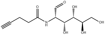 2-deoxy-2-[(1-oxo-4- pentyn-1-yl) amino] -2- deoxy-D-mannopyra- nose 结构式