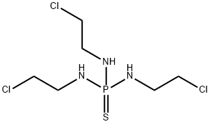 Phosphorothioic triamide, N,N',N''-tris(2-chloroethyl)- (9CI) 结构式