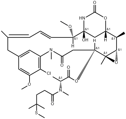 Maytansinoid DM4 Impurity 结构式