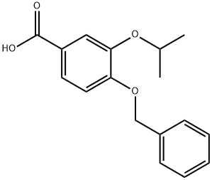 4-(苄氧基)-3-异丙氧基苯甲酸 结构式