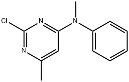 2-氯-N,6-二甲基-N-苯基嘧啶-4-胺 结构式